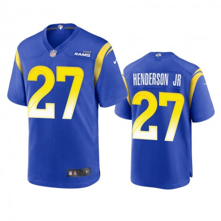 Los Angeles Rams #27 Darrell Henderson Men's Nike Game NFL Jersey - Royal