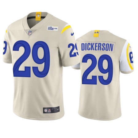 Los Angeles Rams #29 Eric Dickerson Men's Nike Vapor Limited NFL Jersey - Bone