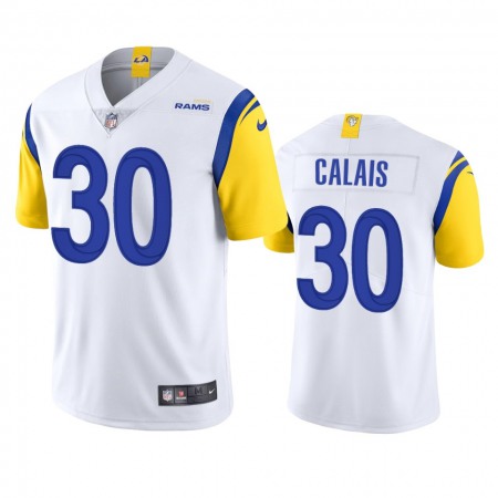 Los Angeles Rams #30 Raymond Calais Men's Nike Alternate Vapor Limited NFL Jersey - White