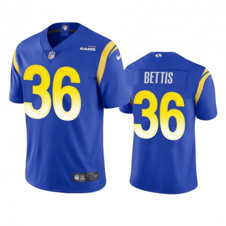 Los Angeles Rams #36 Jerome Bettis Men's Nike Vapor Limited NFL Jersey - Royal