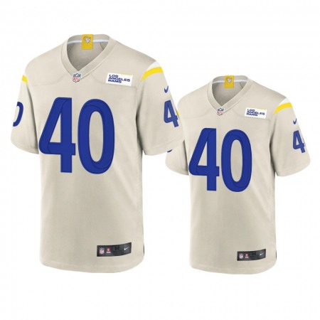 Los Angeles Rams #40 Von Miller Men's Nike Game NFL Jersey - Bone