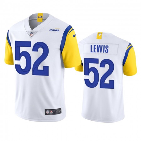 Los Angeles Rams #52 Terrell Lewis Men's Nike Alternate Vapor Limited NFL Jersey - White