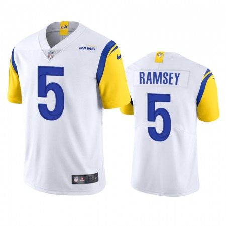 Los Angeles Rams #5 Jalen Ramsey Men's Nike Alternate Vapor Limited NFL Jersey - White