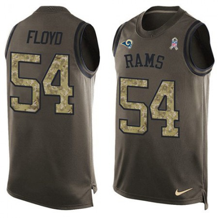 Nike Rams #54 Leonard Floyd Green Men's Stitched NFL Limited Salute To Service Tank Top Jersey