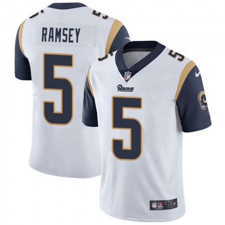 Nike Rams #5 Jalen Ramsey White Men's Stitched NFL Vapor Untouchable Limited Jersey