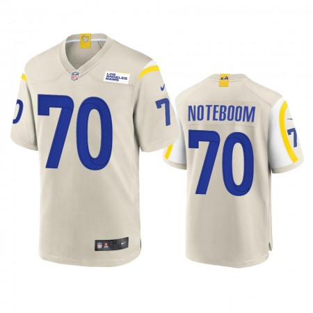 Los Angeles Rams #70 Joseph Noteboom Men's Nike Game NFL Jersey - Bone