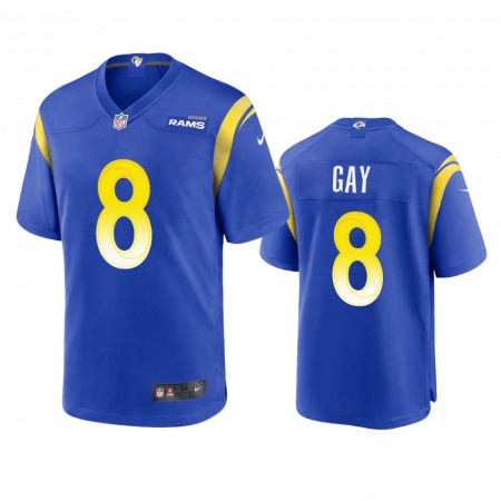 Los Angeles Rams #8 Matt Gay Men's Nike Game NFL Jersey - Royal
