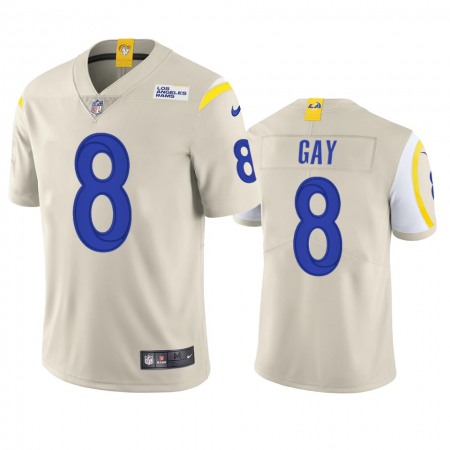 Los Angeles Rams #8 Matt Gay Men's Nike Vapor Limited NFL Jersey - Bone