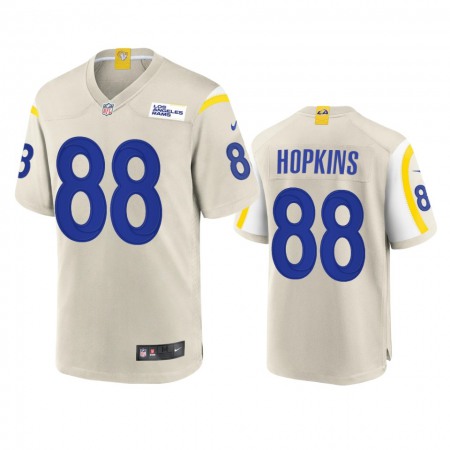 Los Angeles Rams #88 Brycen Hopkins Men's Nike Game NFL Jersey - Bone