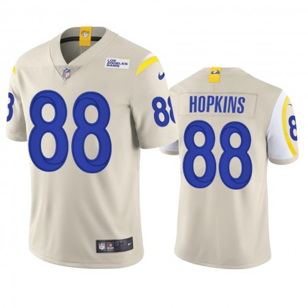 Los Angeles Rams #88 Brycen Hopkins Men's Nike Vapor Limited NFL Jersey - Bone