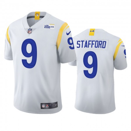 Los Angeles Rams #9 Matthew Stafford Men's Nike 2021 Vapor Limited NFL Jersey - White