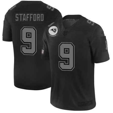 Los Angeles Rams #9 Matthew Stafford Men's Nike Black 2019 Salute to Service Limited Stitched NFL Jersey