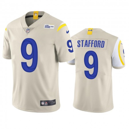 Los Angeles Rams #9 Matthew Stafford Men's Nike Vapor Limited NFL Jersey - Bone