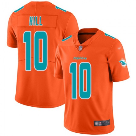 Nike Dolphins #10 Tyreek Hill Orange Men's Stitched NFL Limited Inverted Legend Jersey