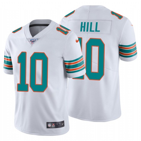 Nike Dolphins #10 Tyreek Hill White Alternate Men's Stitched NFL 100th Season Vapor Untouchable Limited Jersey
