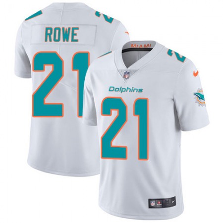Nike Dolphins #21 Eric Rowe White Men's Stitched NFL Vapor Untouchable Limited Jersey