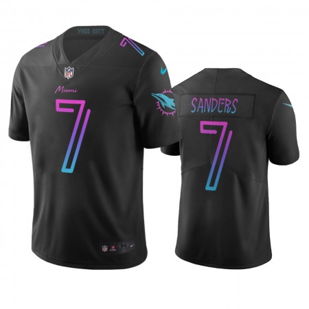 Miami Dolphins #7 Jason Sanders Black Vapor Limited City Edition NFL Jersey