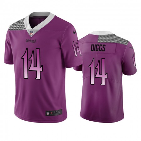 Minnesota Vikings #14 Stefon Diggs Purple Vapor Limited City Edition NFL Jersey