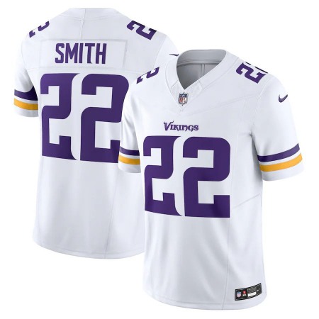 Minnesota Vikings #22 Harrison Smith Nike Men's White Vapor F.U.S.E. Limited Jersey