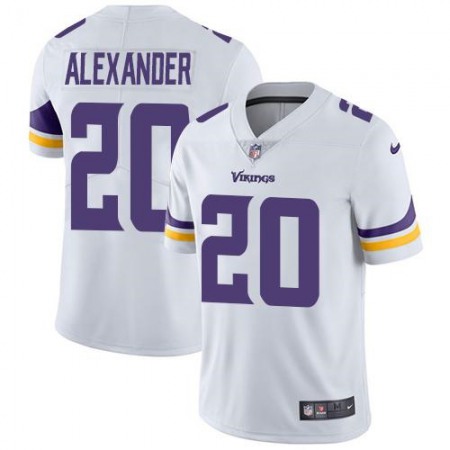 Nike Vikings #20 Mackensie Alexander White Men's Stitched NFL Vapor Untouchable Limited Jersey