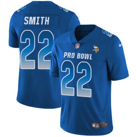 Nike Vikings #22 Harrison Smith Royal Men's Stitched NFL Limited NFC 2018 Pro Bowl Jersey