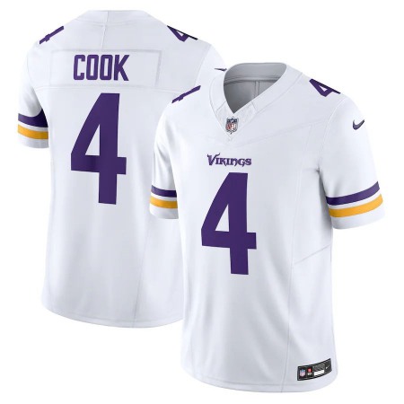 Minnesota Vikings #4 Dalvin Cook Nike Men's White Vapor F.U.S.E. Limited Jersey