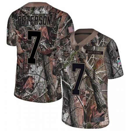 Nike Vikings #7 Patrick Peterson Camo Men's Stitched NFL Limited Rush Realtree Jersey