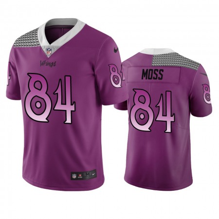 Minnesota Vikings #84 Randy Moss Purple Vapor Limited City Edition NFL Jersey