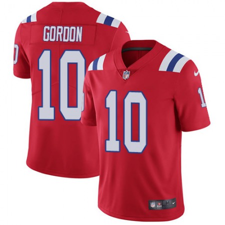 Nike Patriots #10 Josh Gordon Red Alternate Men's Stitched NFL Vapor Untouchable Limited Jersey