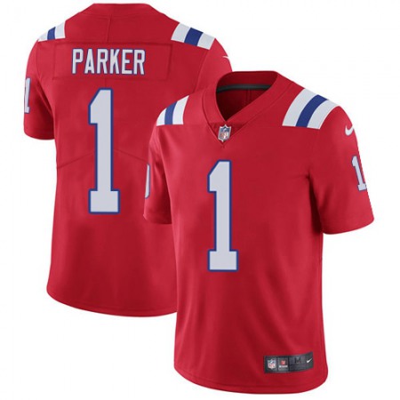 Nike Patriots #1 DeVante Parker Red Alternate Men's Stitched NFL Vapor Untouchable Limited Jersey