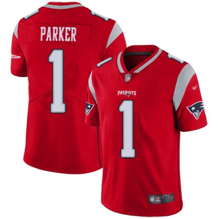 Nike Patriots #1 DeVante Parker Red Men's Stitched NFL Limited Inverted Legend Jersey