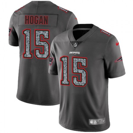 Nike Patriots #15 Chris Hogan Gray Static Men's Stitched NFL Vapor Untouchable Limited Jersey