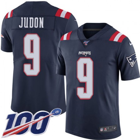 Nike Patriots #9 Matt Judon Navy Blue Men's Stitched NFL Limited Rush 100th Season Jersey