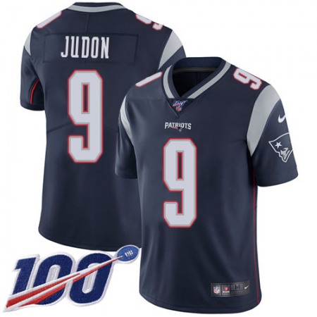Nike Patriots #9 Matt Judon Navy Blue Team Color Men's Stitched NFL 100th Season Vapor Limited Jersey
