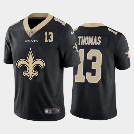 New Orleans Saints #13 Michael Thomas Black Men's Nike Big Team Logo Player Vapor Limited NFL Jersey