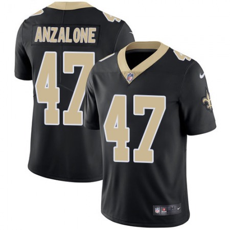 Nike Saints #47 Alex Anzalone Black Team Color Men's Stitched NFL Vapor Untouchable Limited Jersey