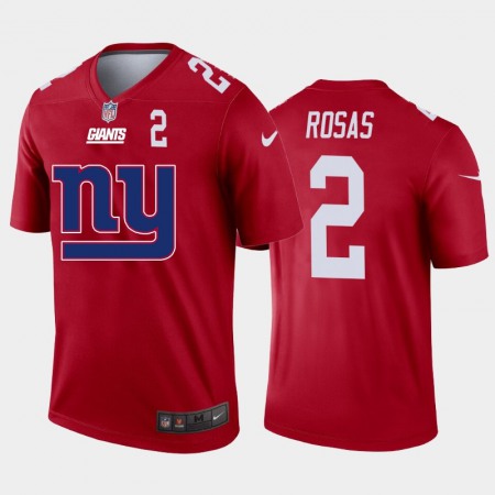 New York Giants #2 Aldrick Rosas Red Men's Nike Big Team Logo Player Vapor Limited NFL Jersey
