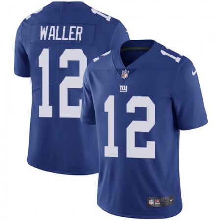 Nike Giants #12 Darren Waller Royal Blue Team Color Men's Stitched NFL Vapor Untouchable Limited Jersey