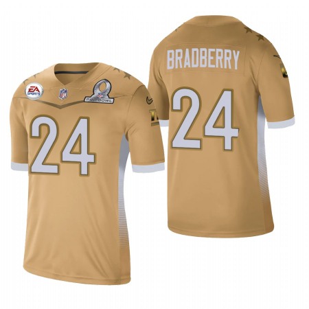 New York Giants #24 James Bradberry 2021 NFC Pro Bowl Game Gold NFL Jersey