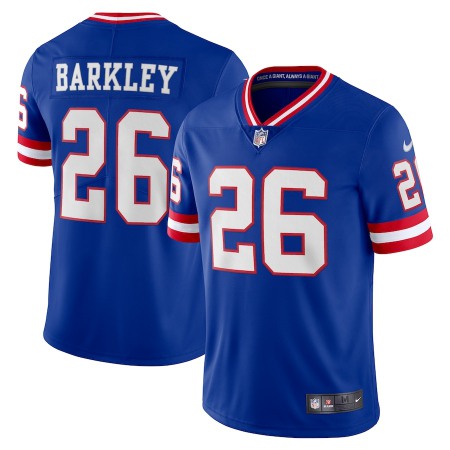 New York Giants #26 Saquon Barkley Nike Royal Classic Vapor Limited Player Jersey