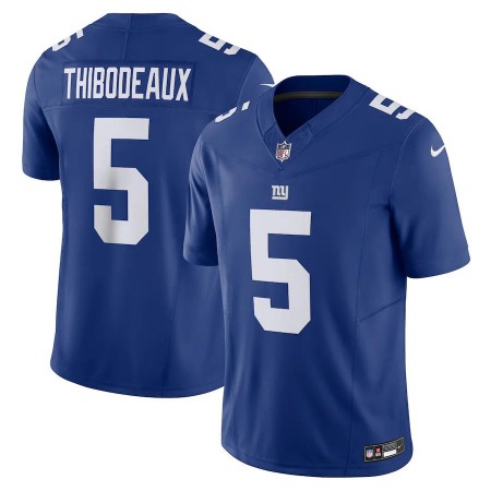 New York Giants #5 Kayvon Thibodeaux Nike Men's Royal Vapor F.U.S.E. Limited Jersey