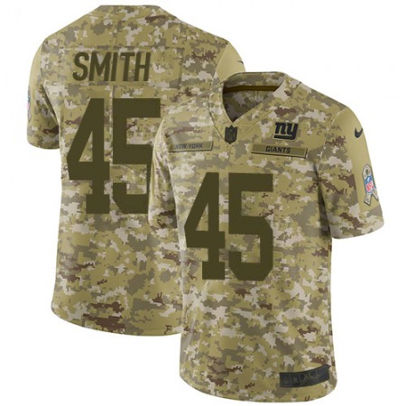 Nike Giants #45 Jaylon Smith Camo Men's Stitched NFL Limited 2018 Salute To Service Jersey