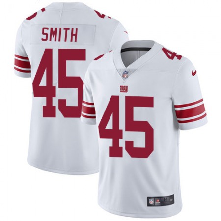 Nike Giants #45 Jaylon Smith White Men's Stitched NFL Vapor Untouchable Limited Jersey