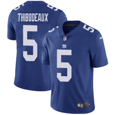 Nike Giants #5 Kayvon Thibodeaux Royal Blue Team Color Men's Stitched NFL Vapor Untouchable Limited Jersey