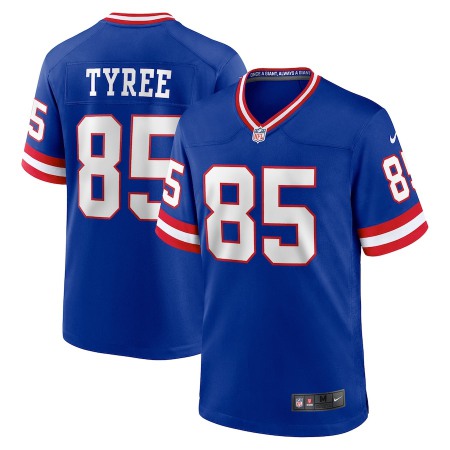 New York Giants #85 David Tyree Royal Nike Men's Classic Retired Player Game Jersey