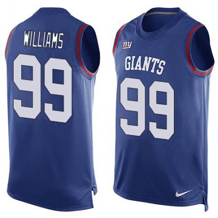 Nike Giants #99 Leonard Williams Royal Blue Team Color Men's Stitched NFL Limited Tank Top Jersey