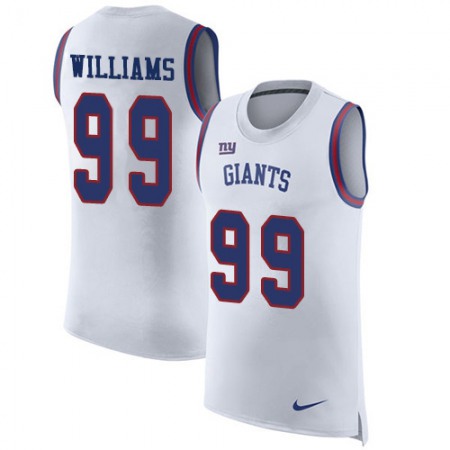 Nike Giants #99 Leonard Williams White Men's Stitched NFL Limited Rush Tank Top Jersey