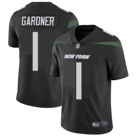 Nike Jets #1 Ahmad Sauce Gardner Black Alternate Men's Stitched NFL Vapor Untouchable Limited Jersey