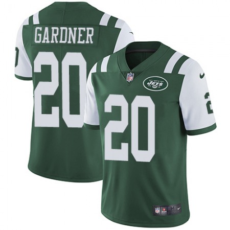 Nike Jets #20 Ahmad Sauce Gardner Green Team Color Men's Stitched NFL Vapor Untouchable Limited Jersey