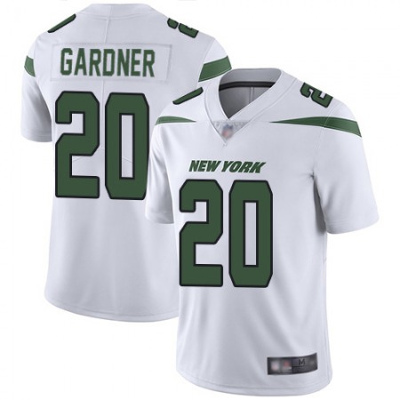 Nike Jets #20 Ahmad Sauce Gardner White Men's Stitched NFL Vapor Untouchable Limited Jersey